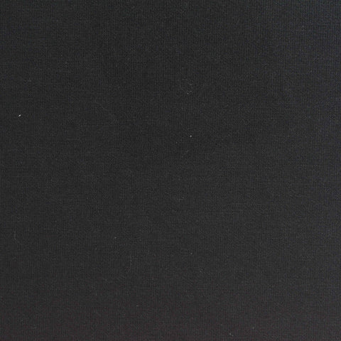 Viscose Polyester Stretch Scuba Knit Fabric, 250 gsm, 160 cm — Black