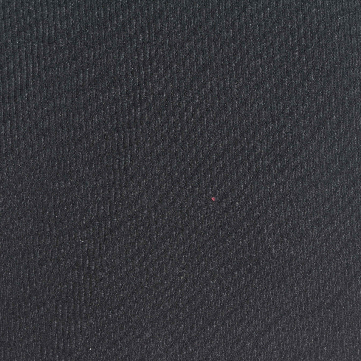 Polyester Stretch Rib Knit Fabric, 320 gsm, 130 cm — Black
