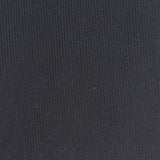 Polyester Stretch Rib Knit Fabric, 320 gsm, 130 cm — Black