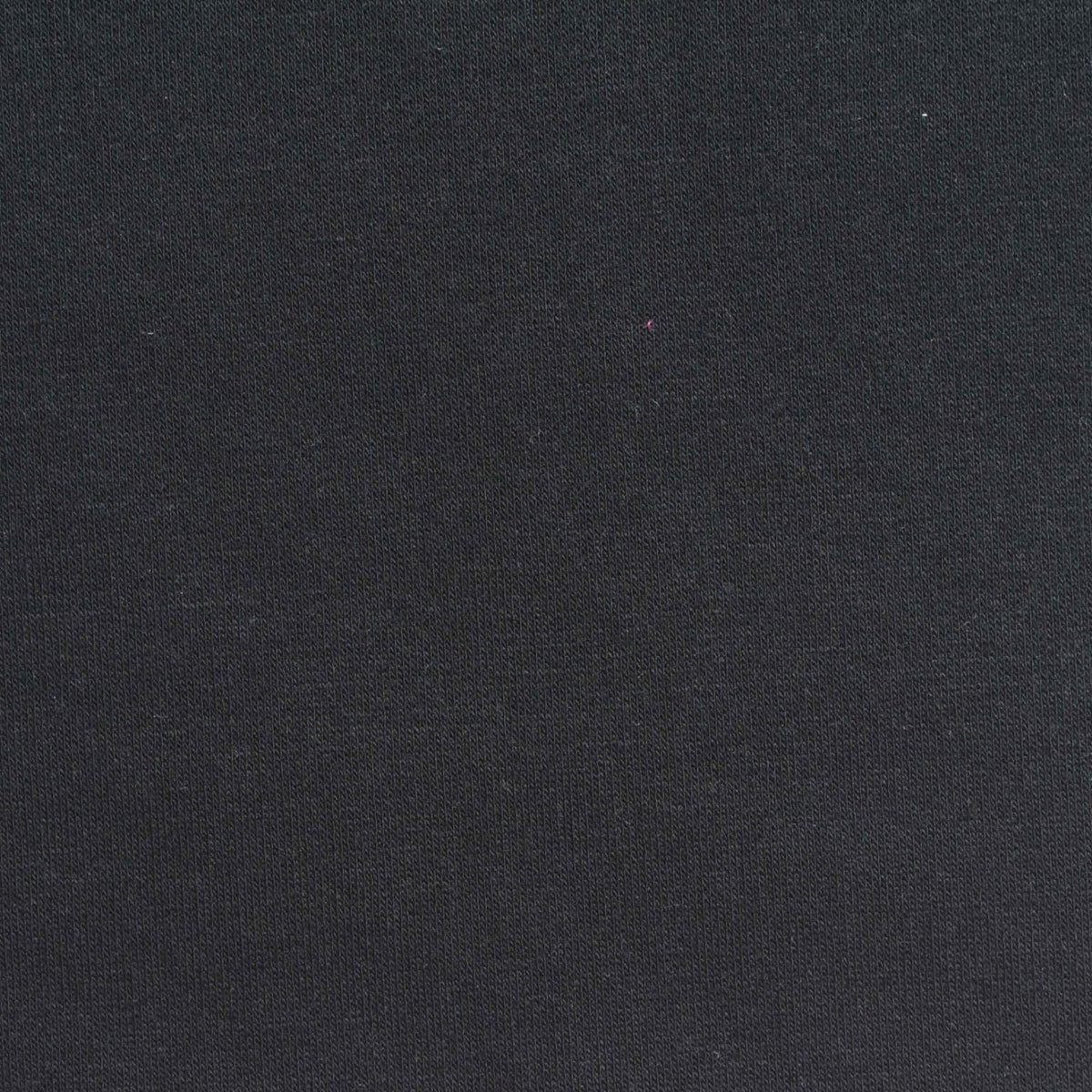Brushed Viscose Polyester Blend Stretch French Terry Fabric, 250 gsm, 160 cm — Black