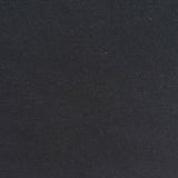 Brushed Viscose Polyester Blend Stretch French Terry Fabric, 250 gsm, 160 cm — Black
