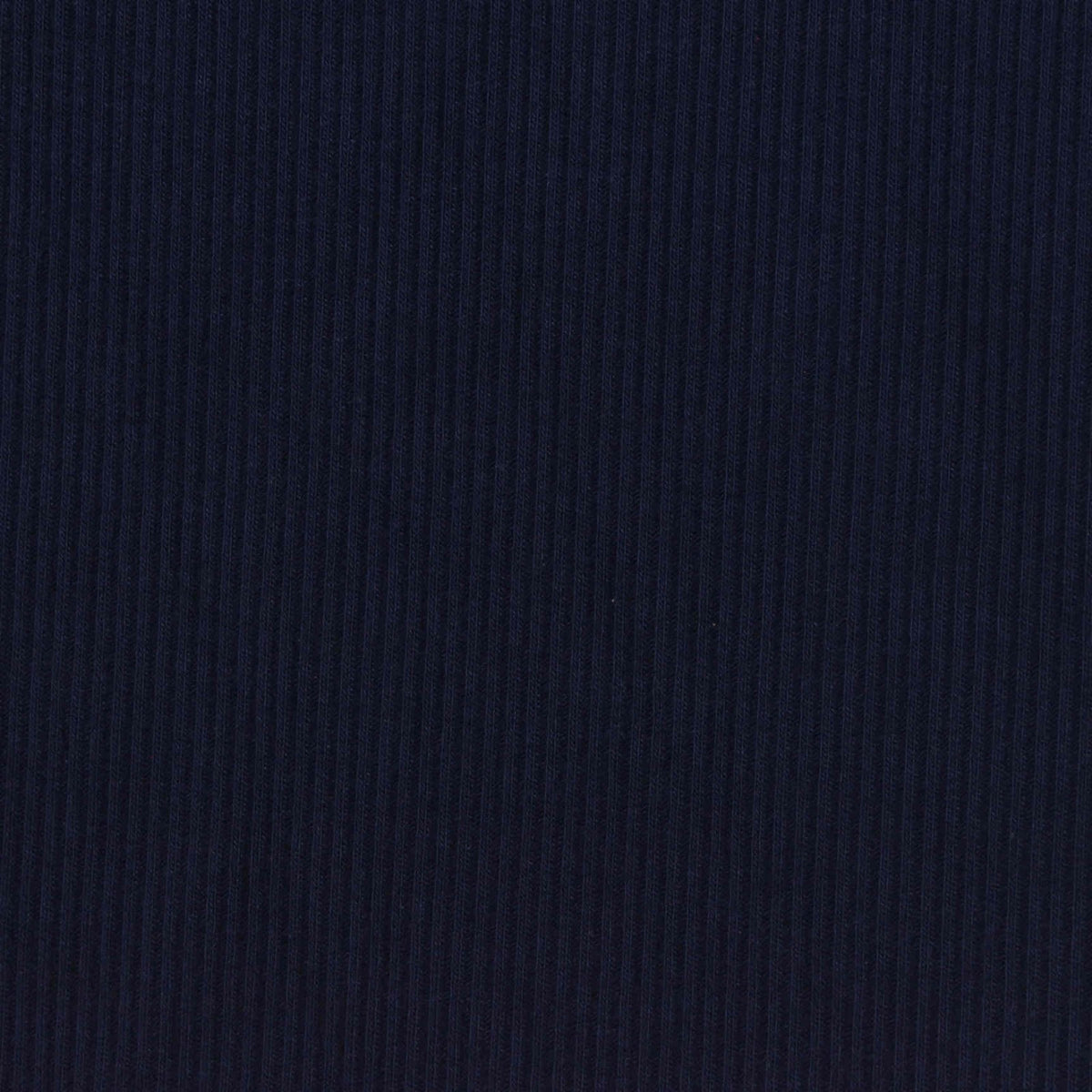 Viscose Stretch Rib Knit Fabric, 285 gsm, 135 cm — Navy