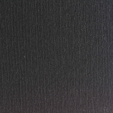 Black Textured Crepe, Polyester
