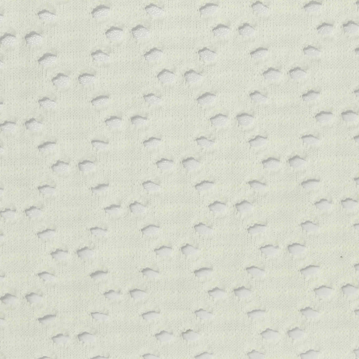 Off-White Openwork-Diamond Knit, Cotton