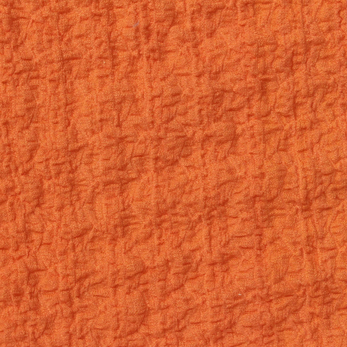 Orange Textured Crepe, Polyester
