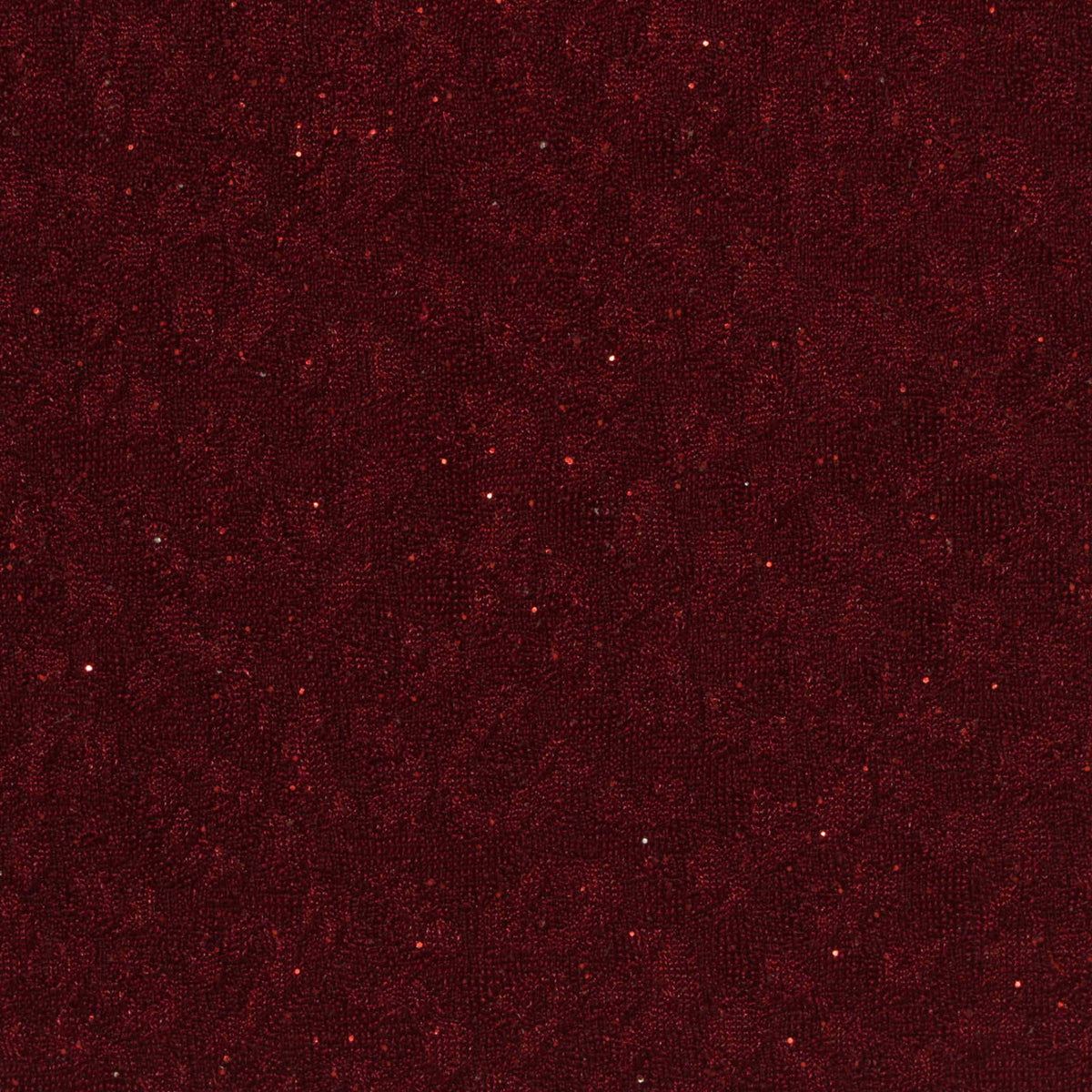 Dark Red Glitter-Sparkle Jacquard, Polyester