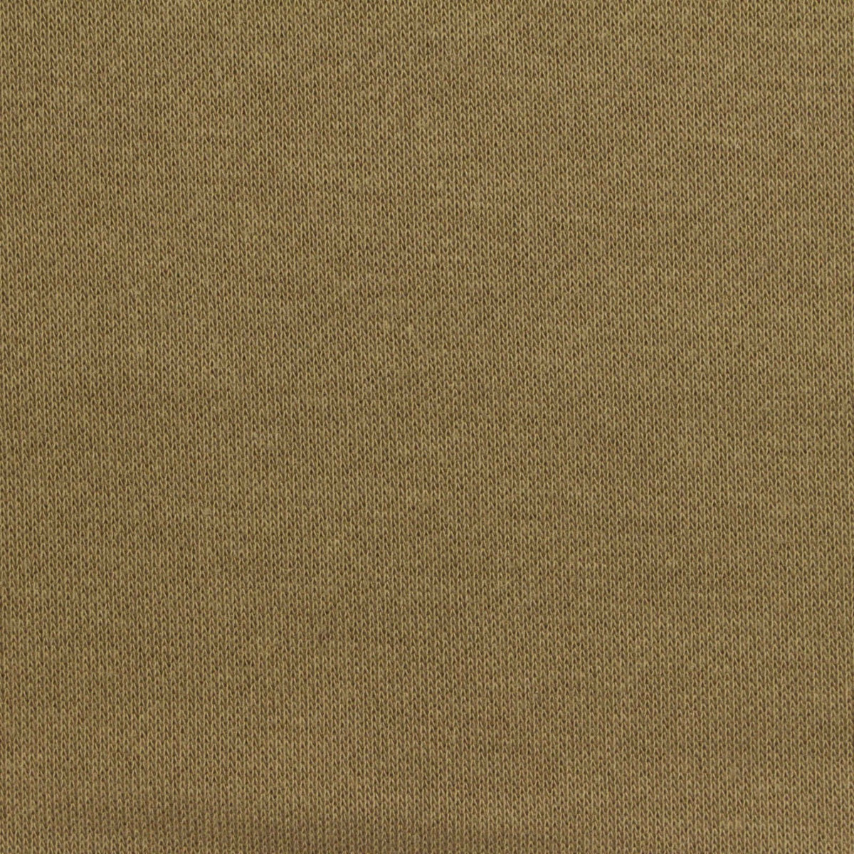 Polyester Cotton French Terry Fabric, 280 gsm, 175 cm — Khaki