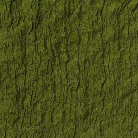 Olive Textured Crepe, Polyester