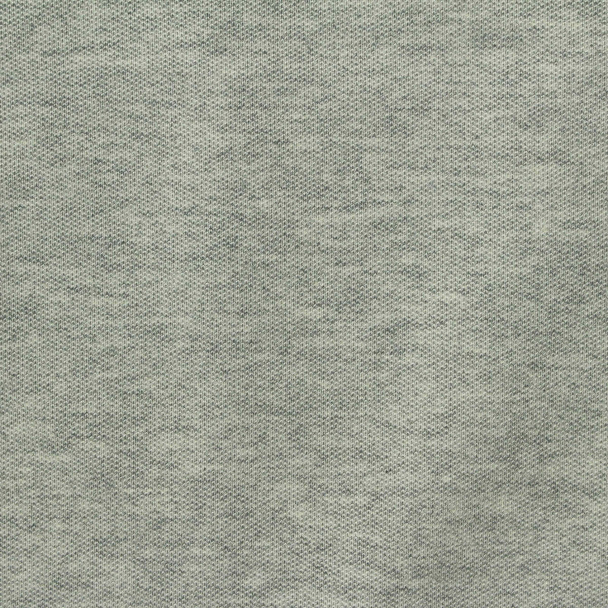 Heather Grey Marl Piqué Knit, Poly-Cotton