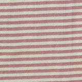Pink Stripes Rib Knit, Polyester