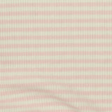 Light Pink Horizontal-Stripe Rib Knit, Viscose