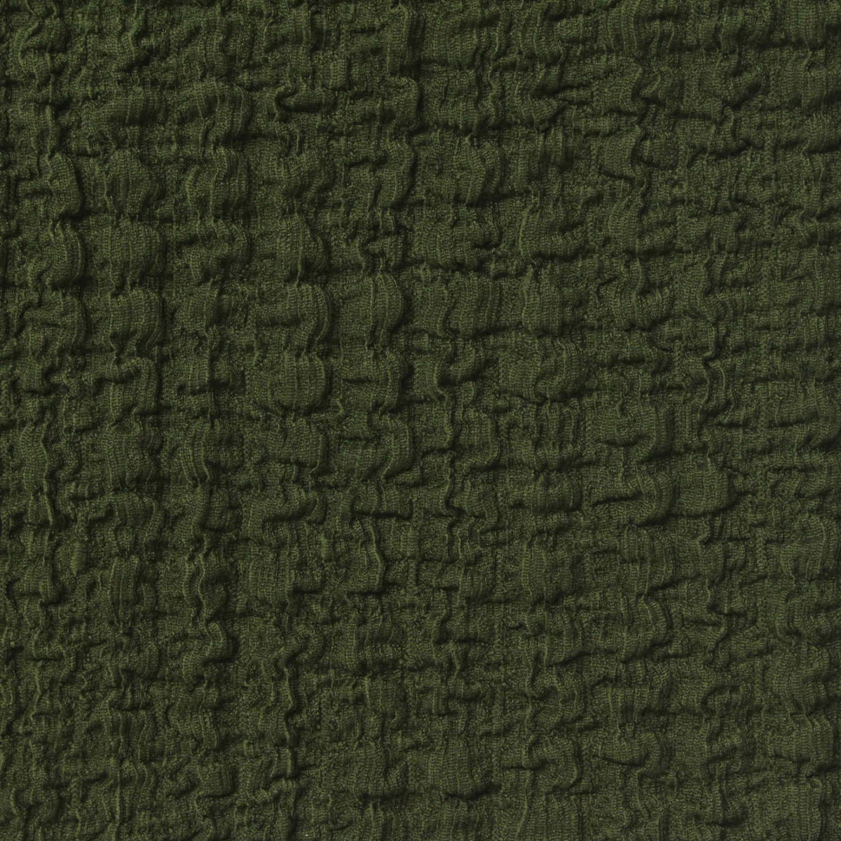 Dark Olive Textured Crepe, Polyester