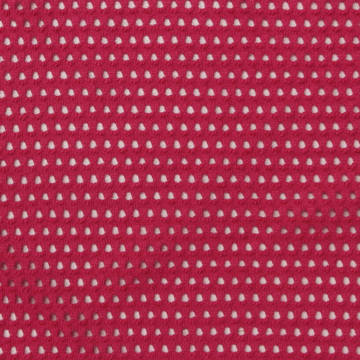Hot Pink Eyelet Jacquard, Cotton-Poly