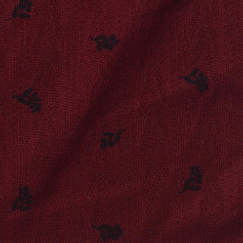 Black Floral Pointelle Knit, Polyester