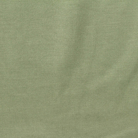Viscose Stretch French Terry Fabric, 280 gsm, 160 cm — Green