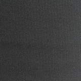 Cotton Polyester Stretch Rib Knit Fabric, 345 gsm, 125 cm — Black