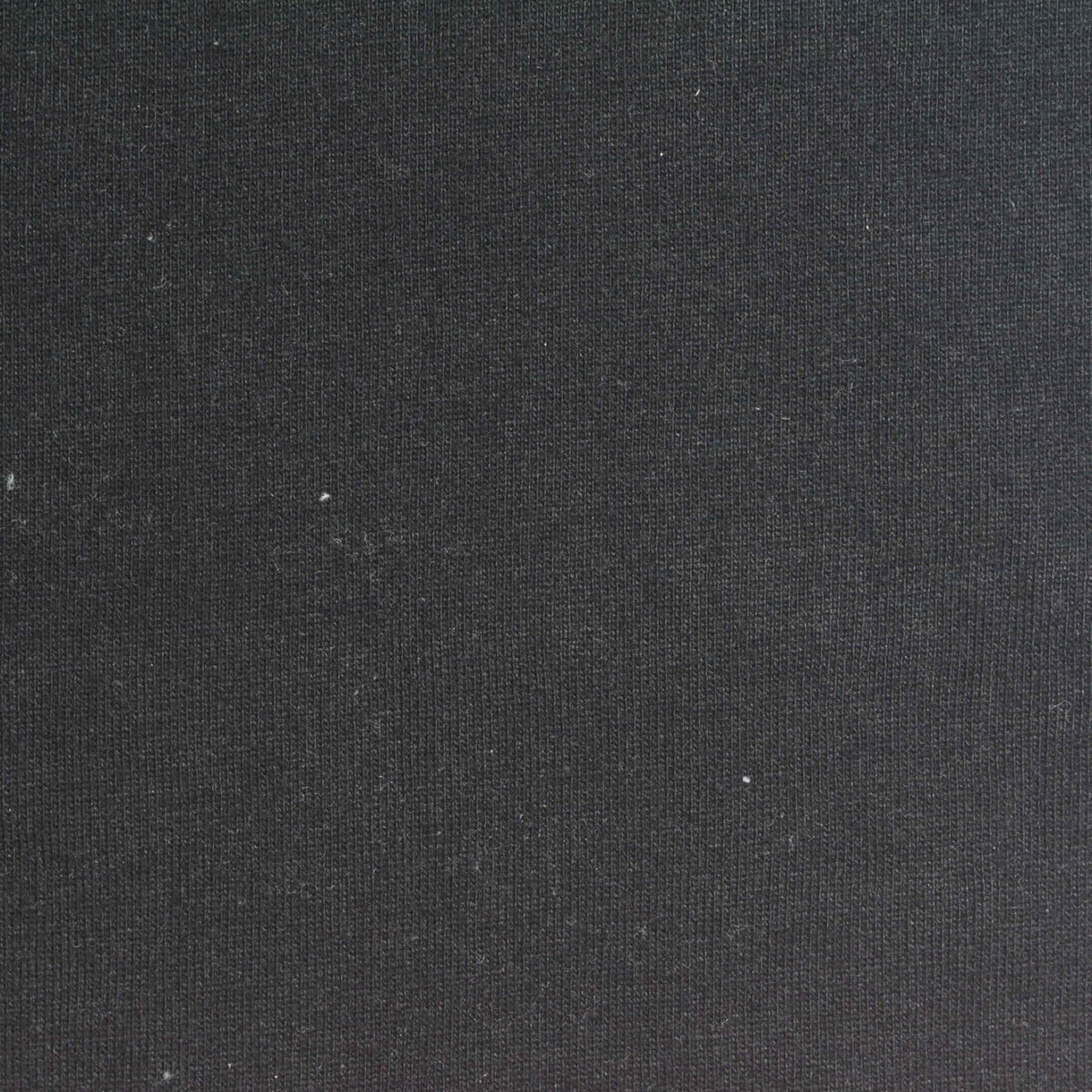 Polyester Cotton French Terry Fabric, 310 gsm, 186 cm — Black