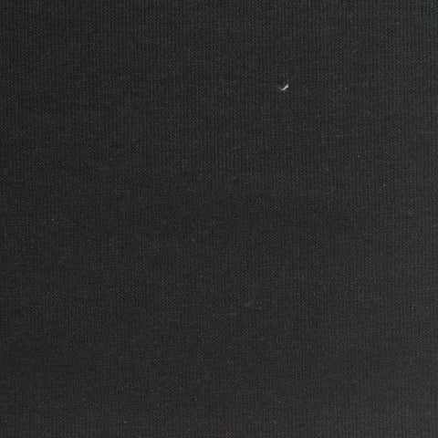 Polyester Cotton Scuba Knit Fabric, 290 gsm, 170 cm — Black