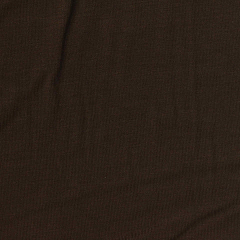 Modal Stretch Jersey Knit Fabric, 205 gsm, 165 cm — Brown