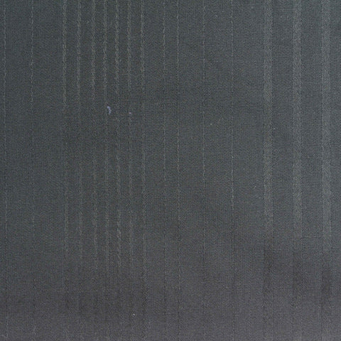 Dark Charcoal Stripes Jacquard, Cotton