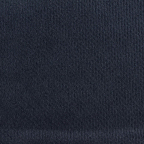 Dark Navy Ribbed Corduroy, Cotton
