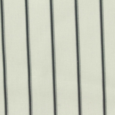Black Vertical-Stripe Woven, Cotton