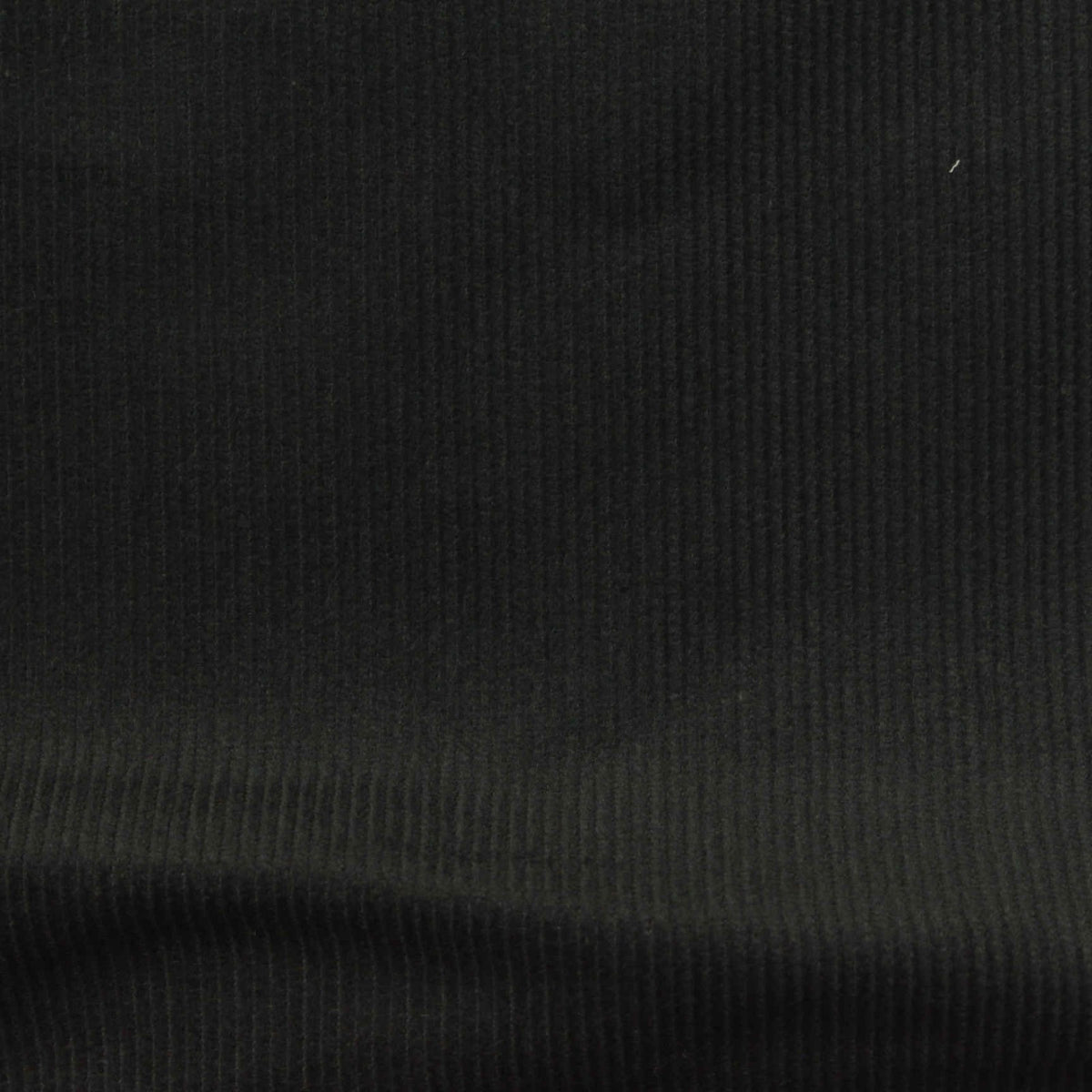Black Ribbed Corduroy, Cotton