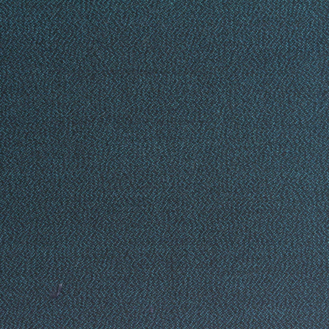 Dark Teal Textured Woven, Poly-Viscose