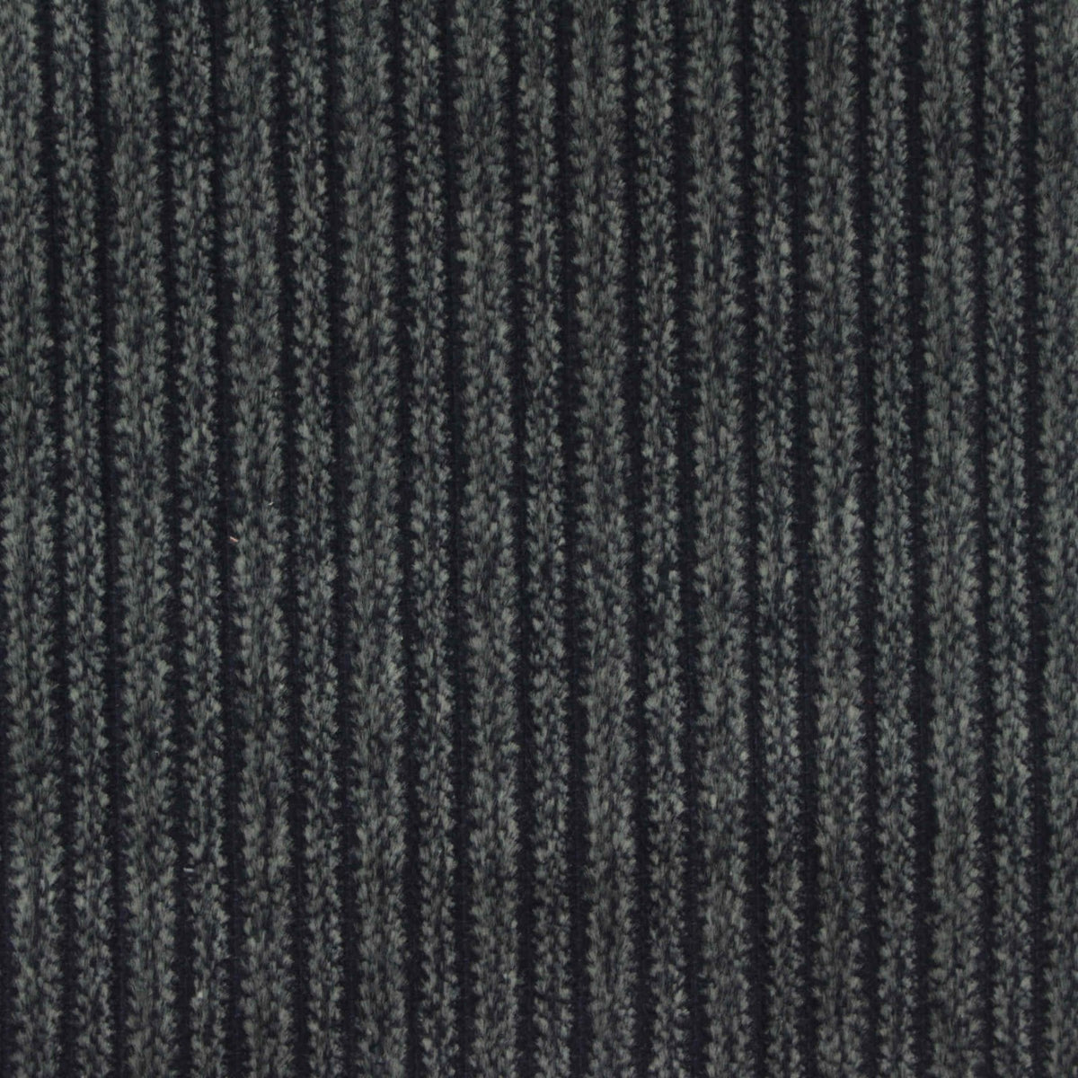 Dark Grey Stripes Corduroy, Cotton