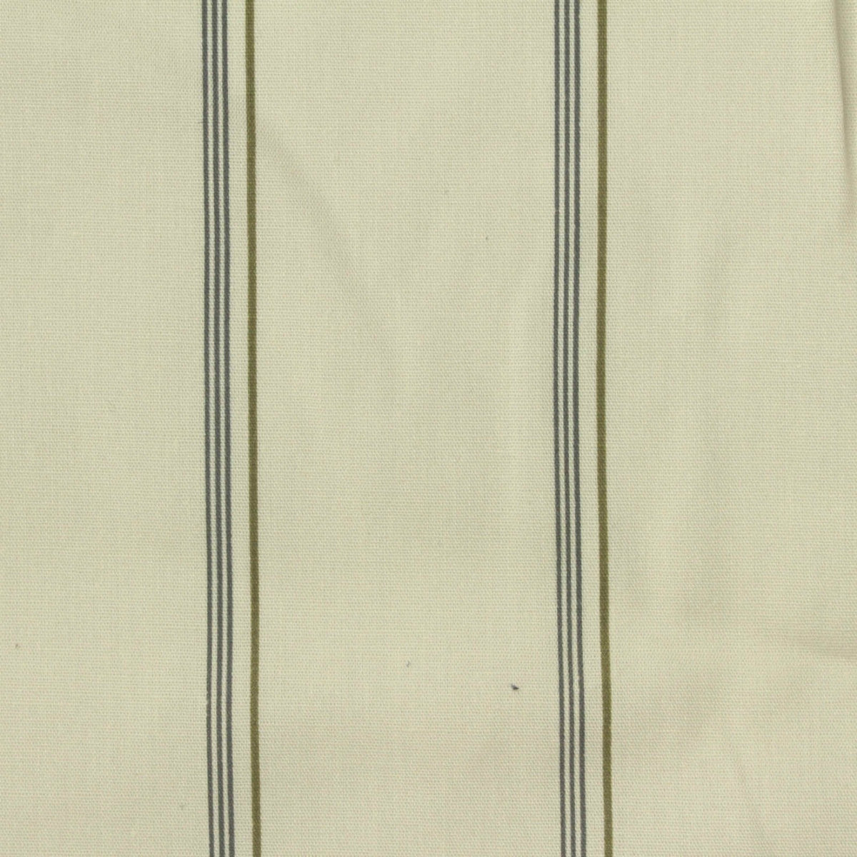 Olive Stripes Poplin, Cotton
