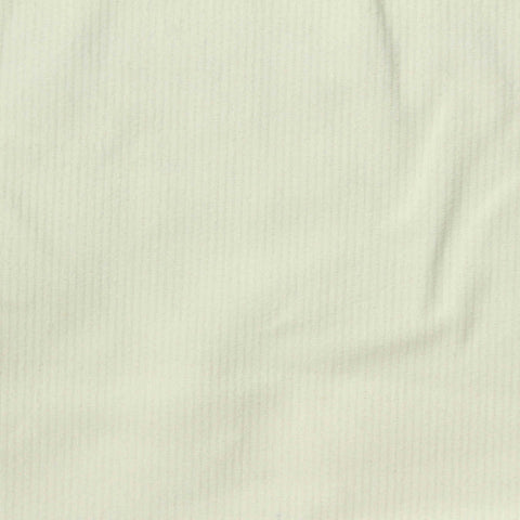 White Textured Corduroy, Cotton