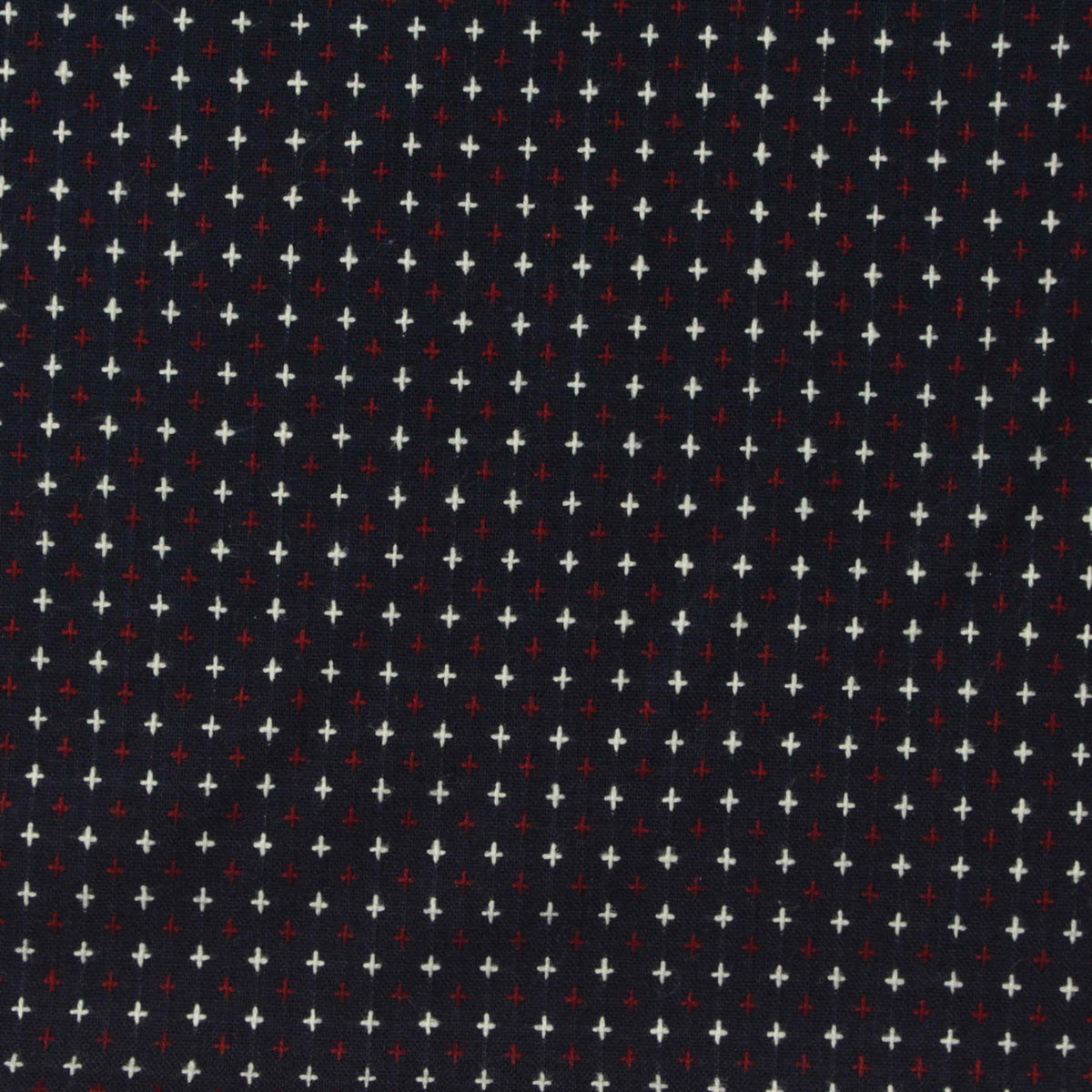 Jacquard 100% Cotton Woven Fabric, 134 gsm — Navy