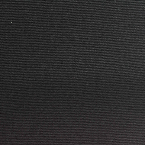 Cotton Stretch Twill Fabric, 261 gsm — Black