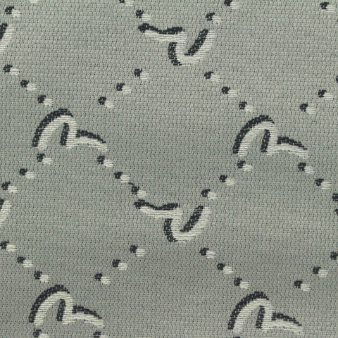 Grey Diamond Jacquard, Cotton-Poly