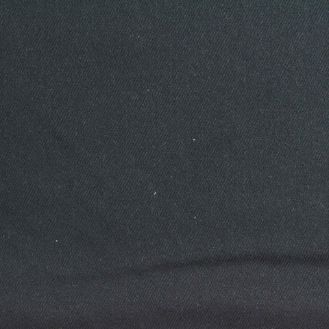 Cotton Polyester Stretch Twill Fabric, 217 gsm — Black