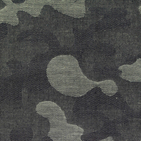 Grey Camo Jacquard, Cotton