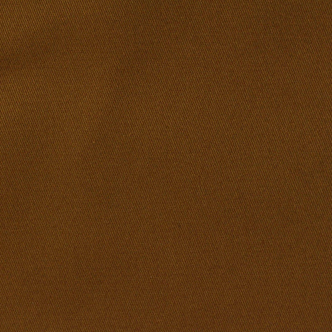 Cotton Stretch Twill Fabric, 265 gsm — Brown