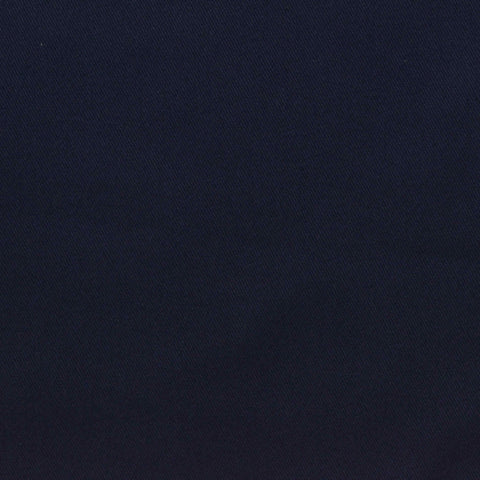 Cotton Stretch Twill Fabric, 230 gsm — Navy