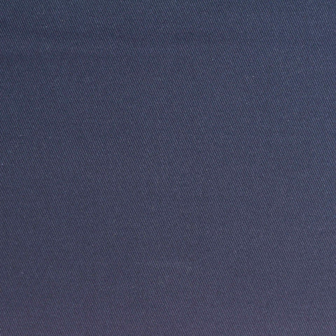 Cotton Stretch Twill Fabric, 292 gsm — Navy