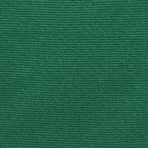 Brushed Cotton Stretch Twill Fabric, 270 gsm — Green