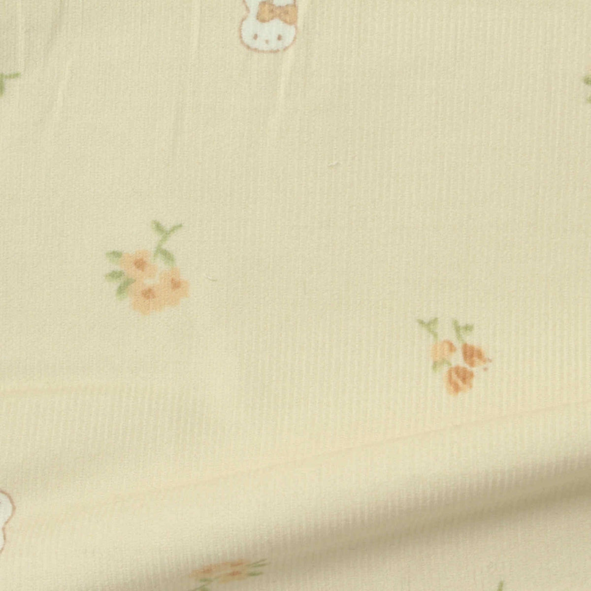 Printed 100% Cotton Corduroy Fabric, 151 gsm — Beige