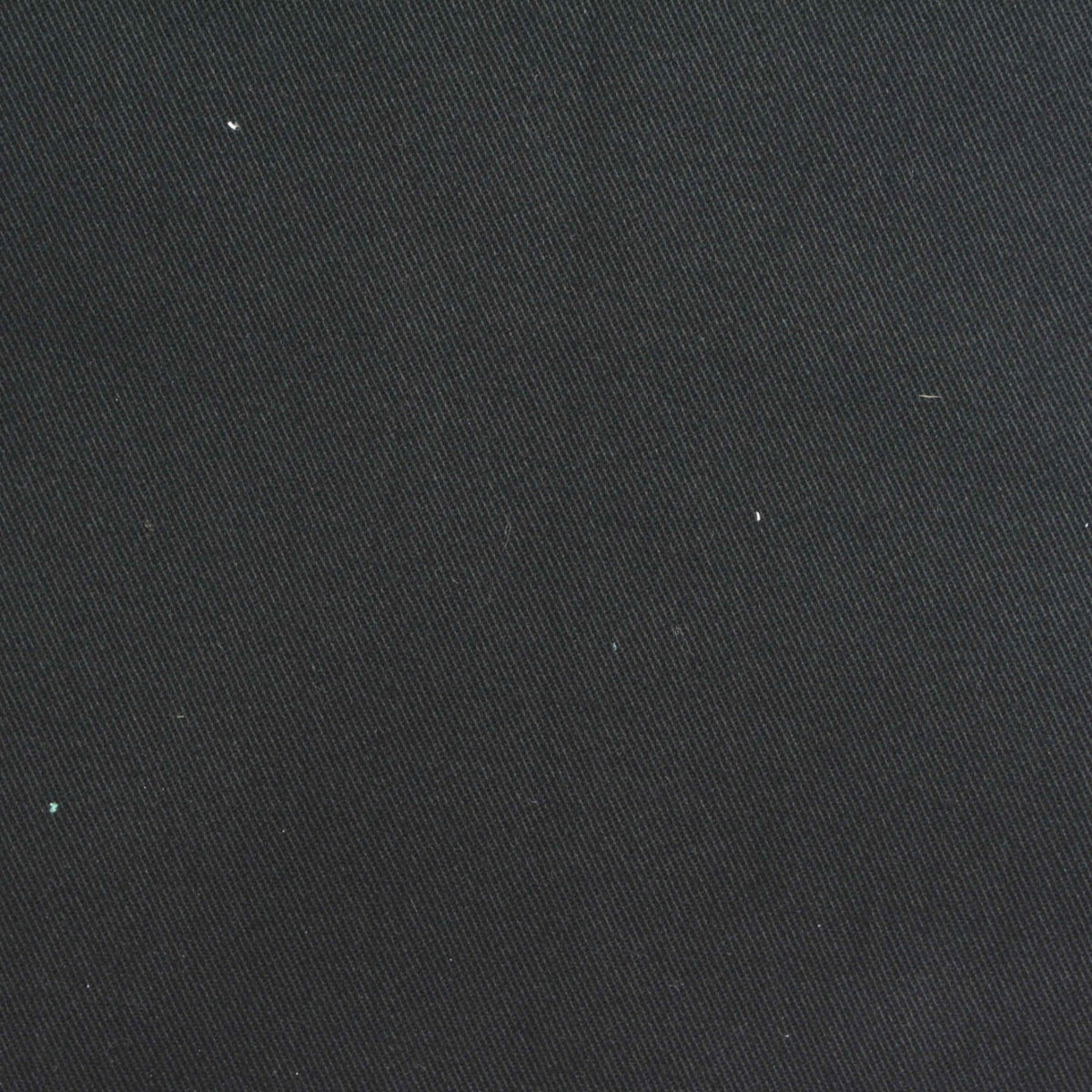 Brushed Cotton Stretch Twill Fabric, 261 gsm — Black
