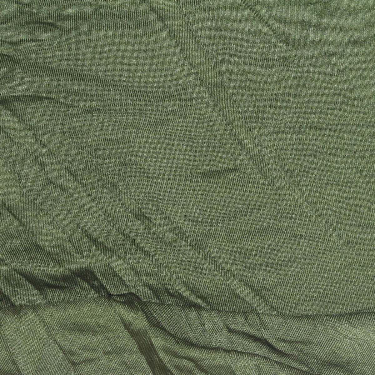 Olive Textured Milk Silk Knit, Polyester