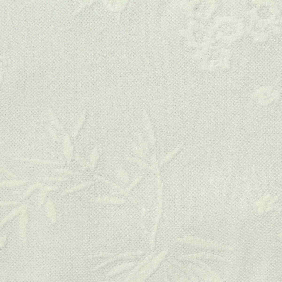 Jacquard Polyester Stretch Knit Fabric, 180 gsm, 160 cm — White