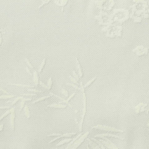 Jacquard Polyester Stretch Knit Fabric, 180 gsm, 160 cm — White