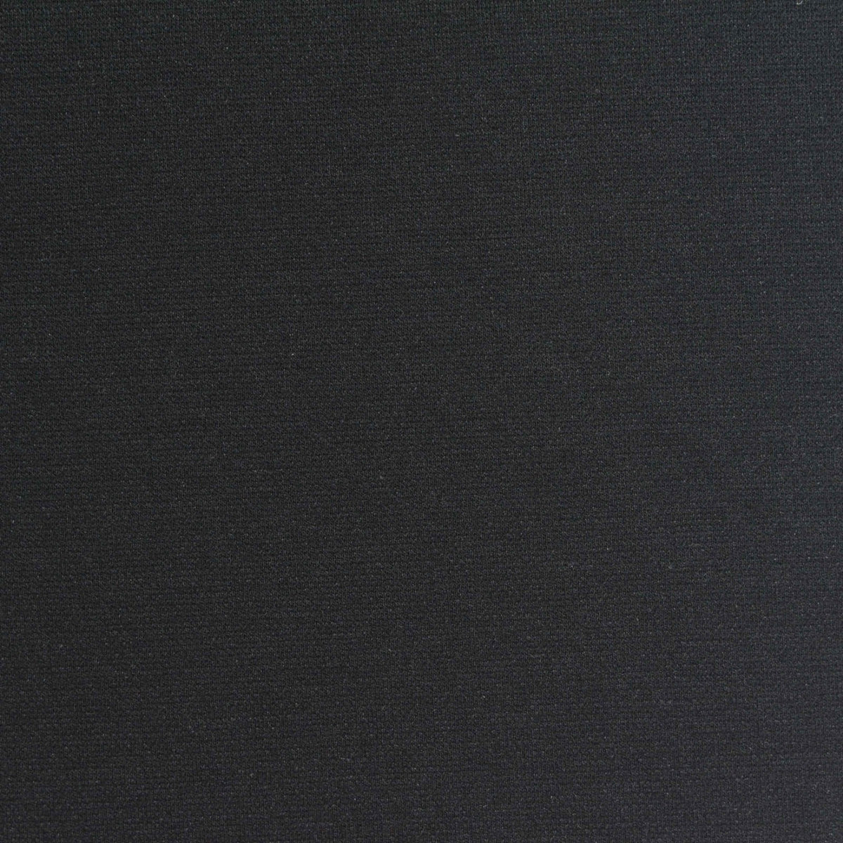 Viscose Nylon Stretch Ponte Knit Fabric, 260 gsm, 160 cm — Black