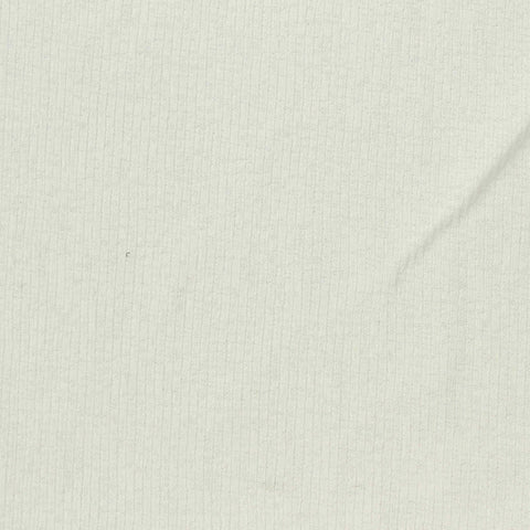 Off-White Ribbed Rib Knit, Polyester