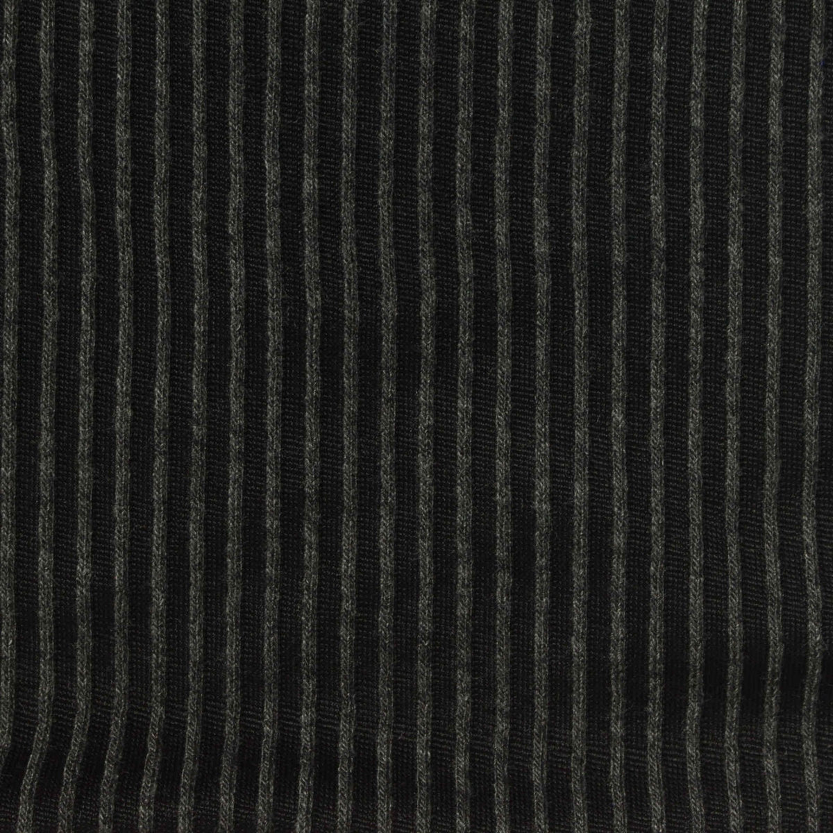 Polyester Viscose Stretch Jersey Knit Fabric, 160 gsm, 155 cm — Black