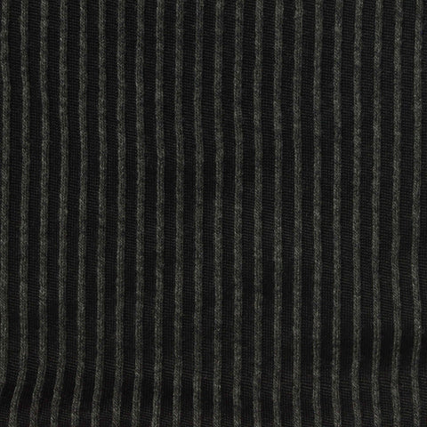 Polyester Viscose Stretch Jersey Knit Fabric, 160 gsm, 155 cm — Black