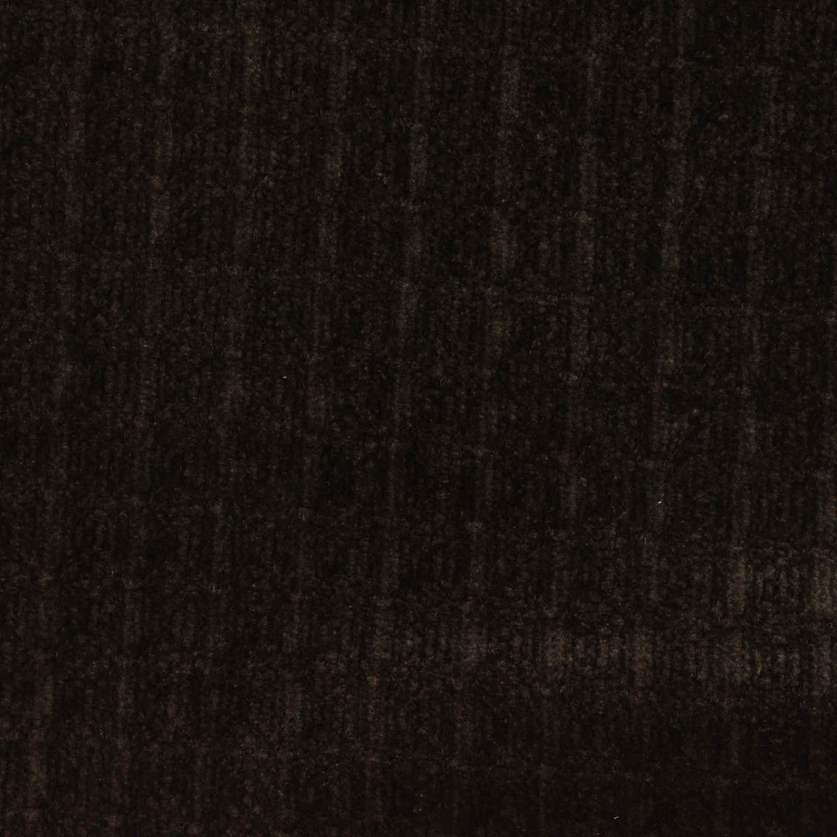 Jacquard Polyester Stretch Chenille Fabric, 450 gsm, 160 cm — Black